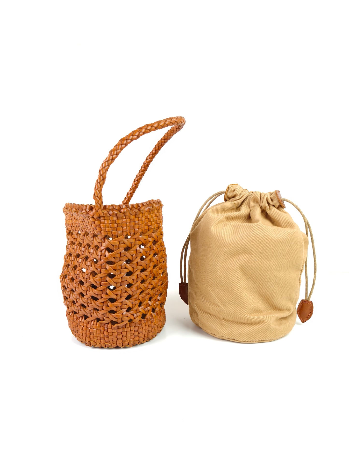 Vera - Runde, offen gewebte Einkaufstasche