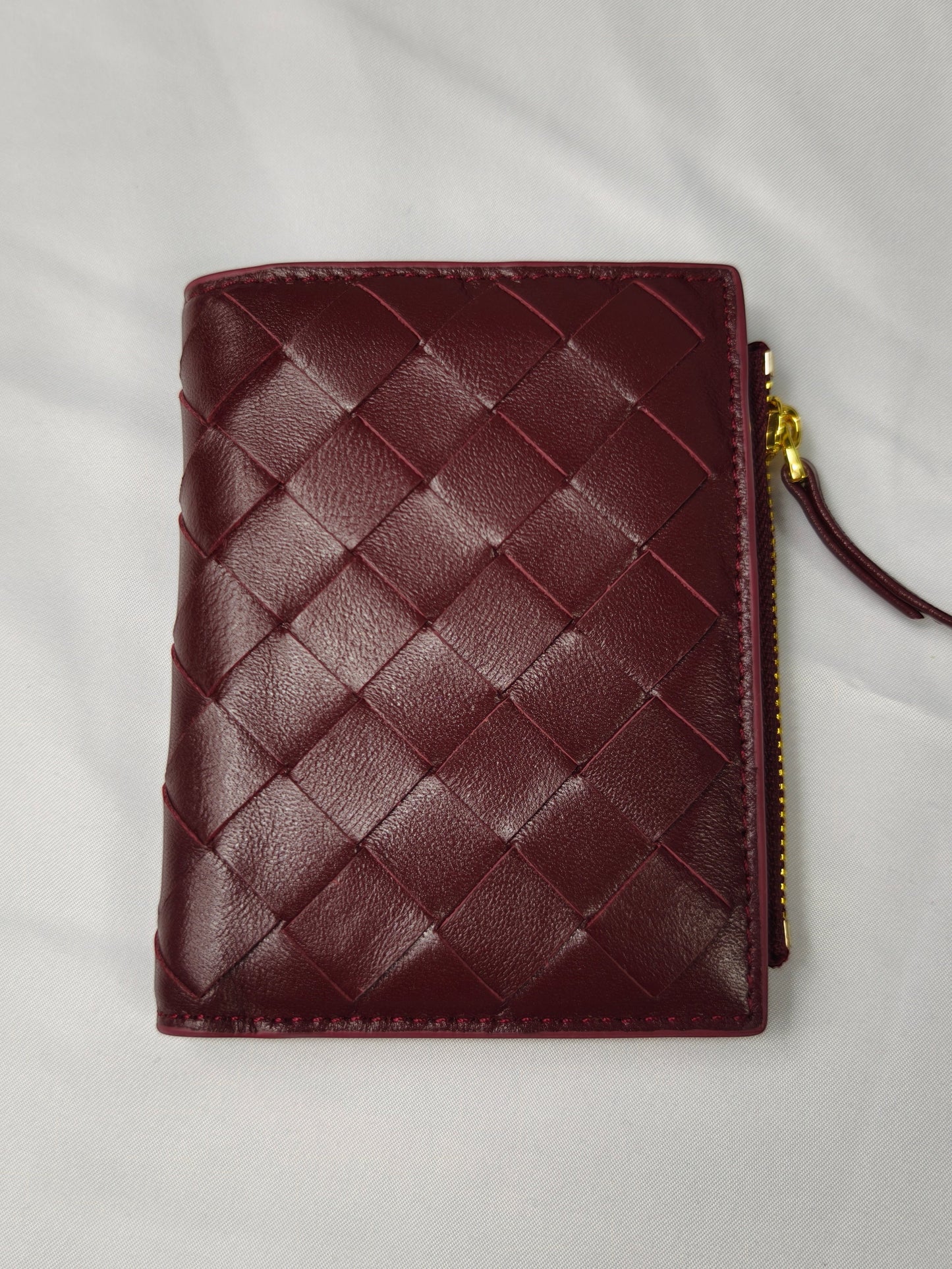 Lola Sheepskin Woven Wallet