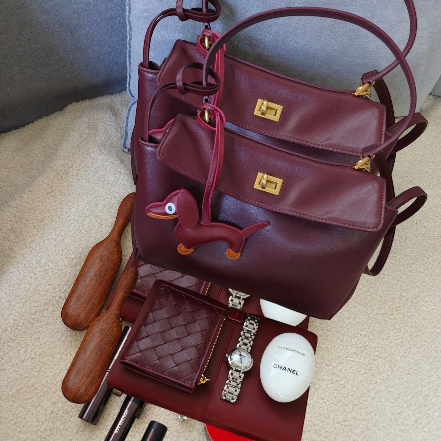Harper Small Size Leather Shoulder Bag