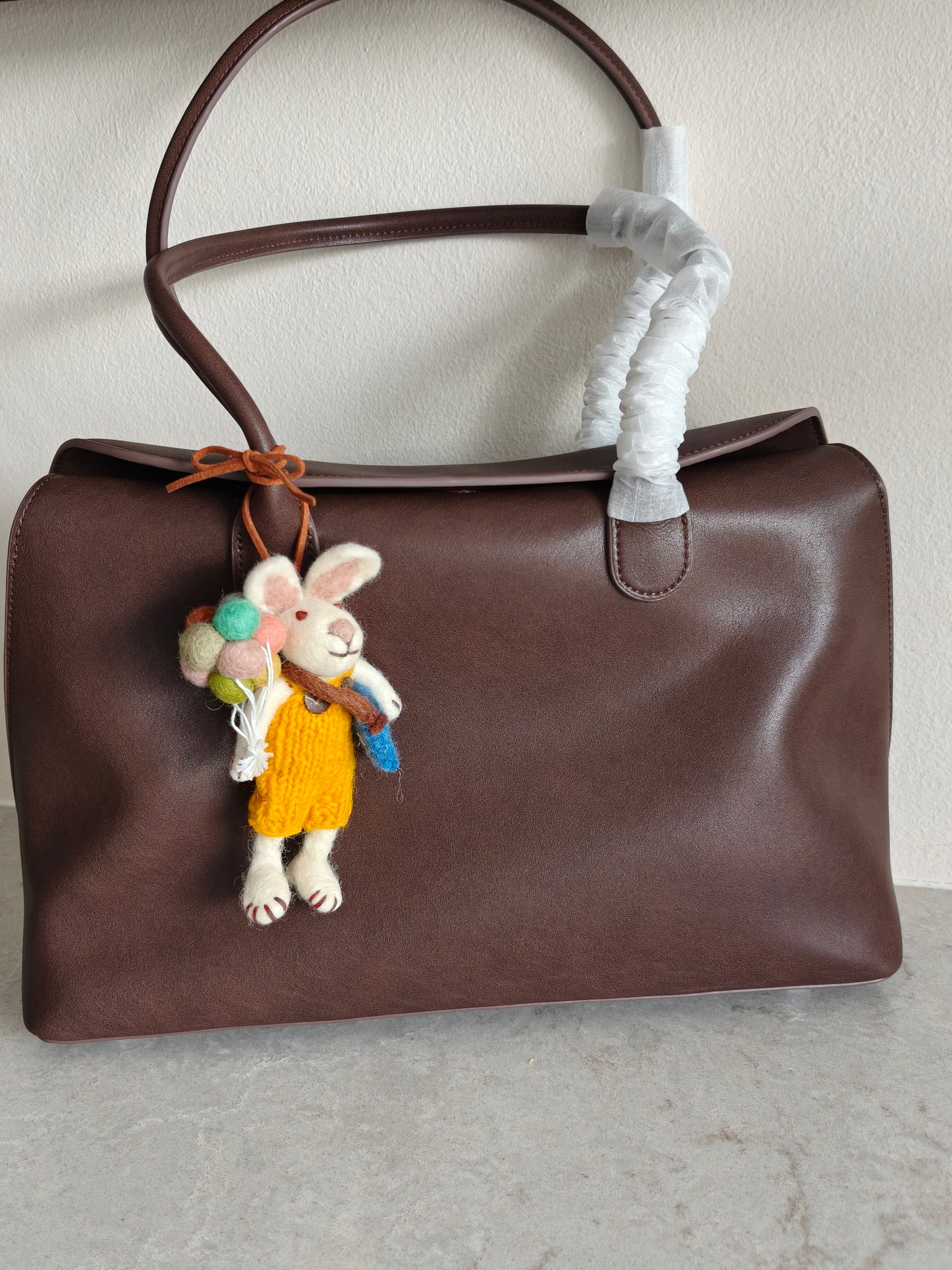 Handmade Wool Felt Bag Charm