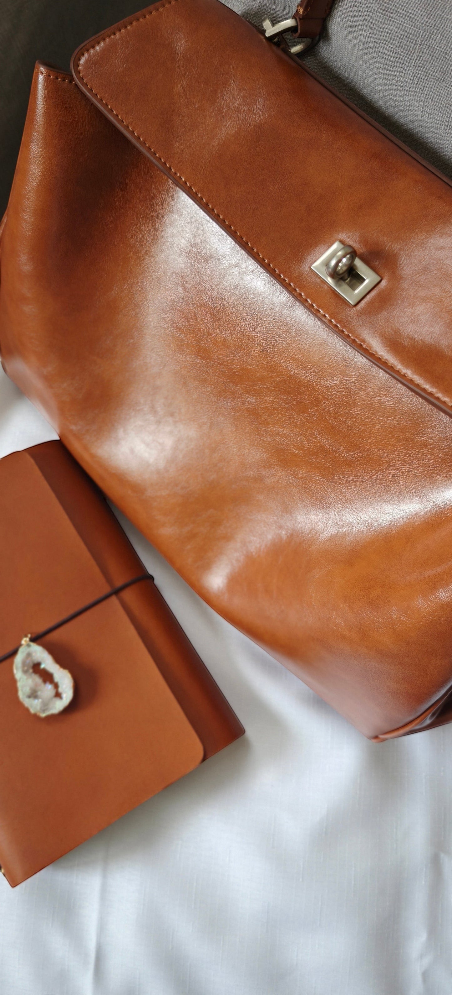 Harper Medium Size Leather Shoulder Bag