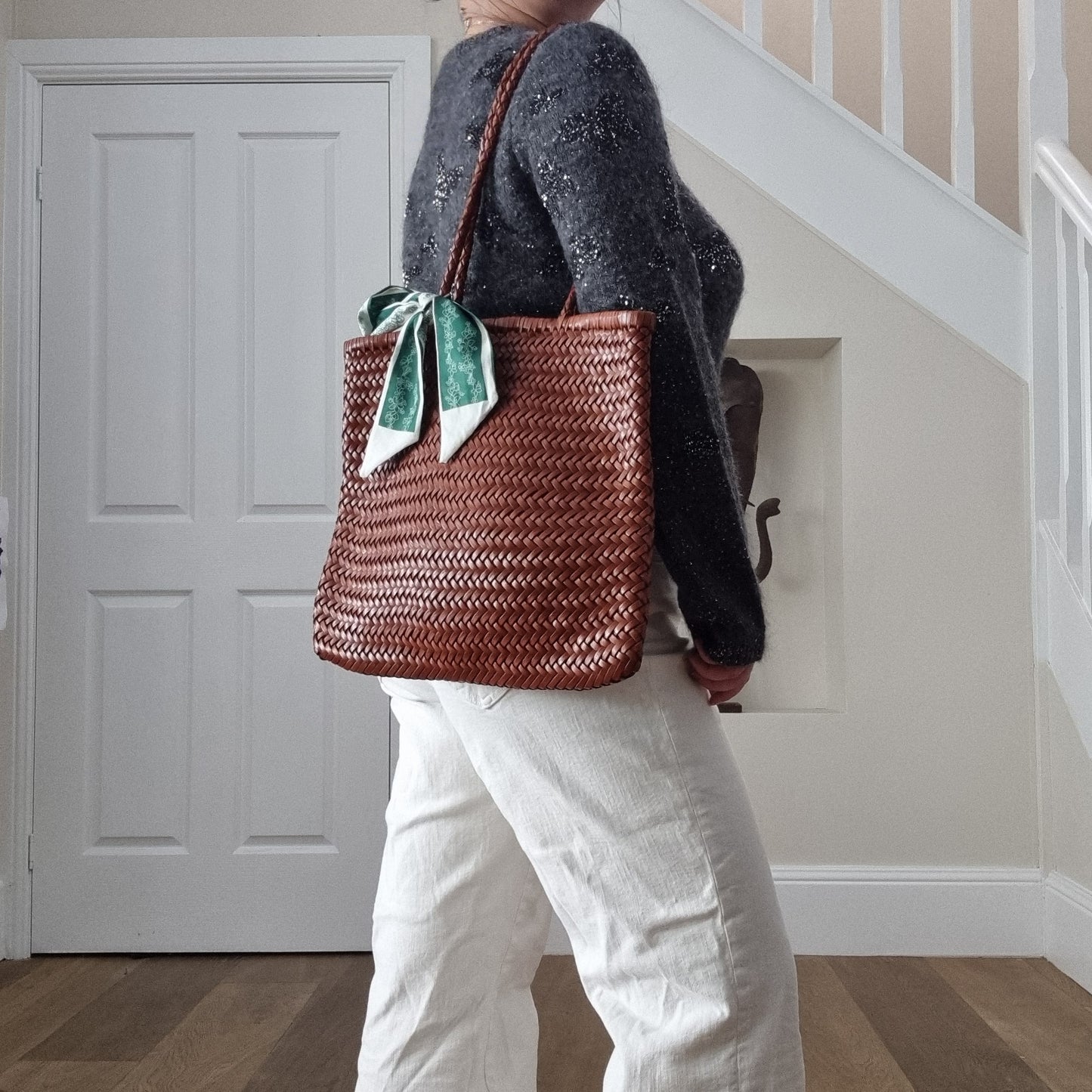 Lisa - Woven Shopper Tote