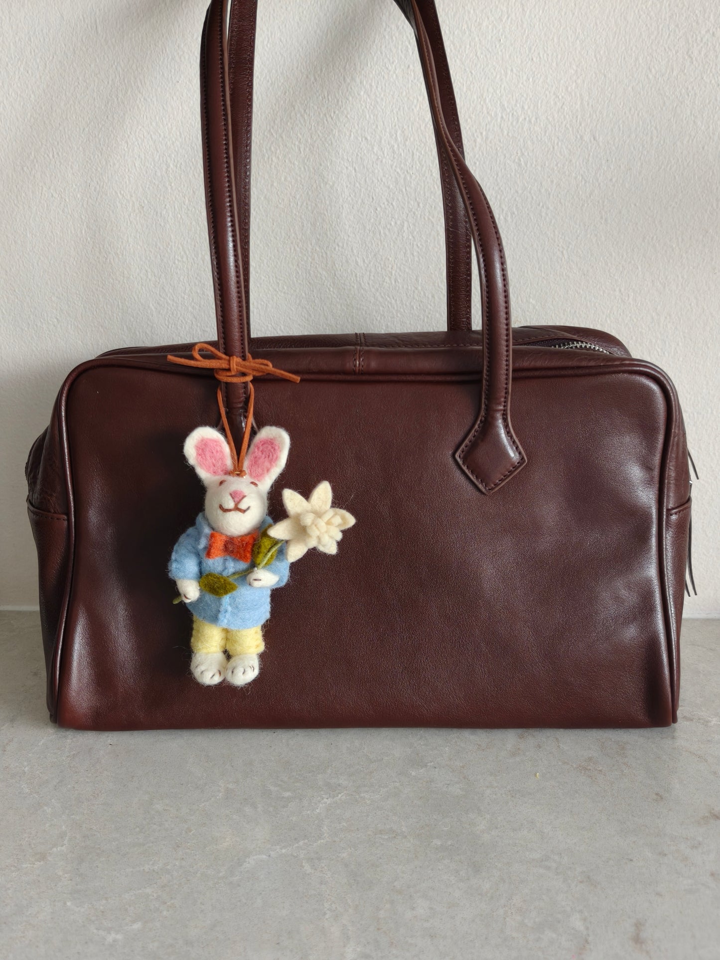 Handmade Wool Felt Bag Charm