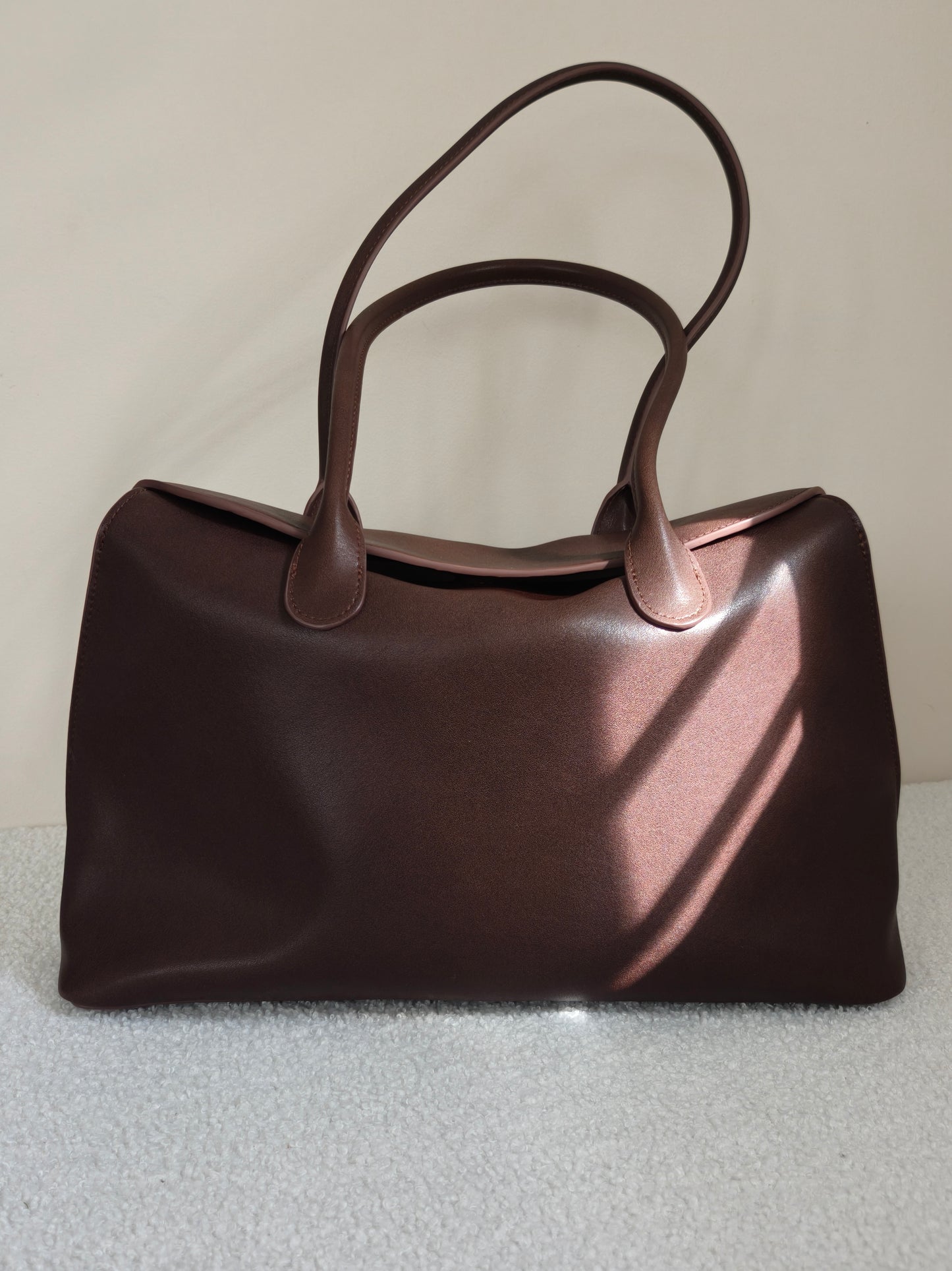 Valentina — Full-Grain Leather Commuter & Laptop Tote