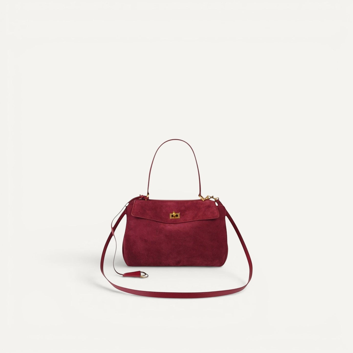 Harper Small Suede Leather Shoulder Bag