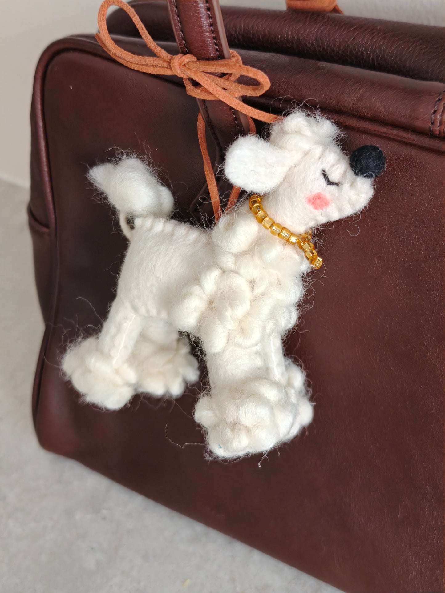 Handmade Wool Felt Bag Charm