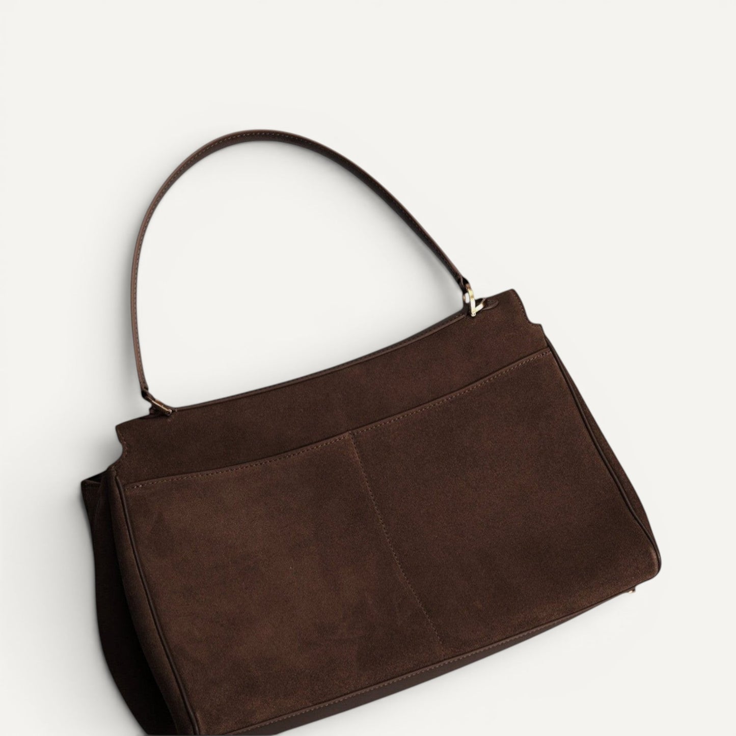 Harper (Suede) Large Size Leather Shoulder Bag