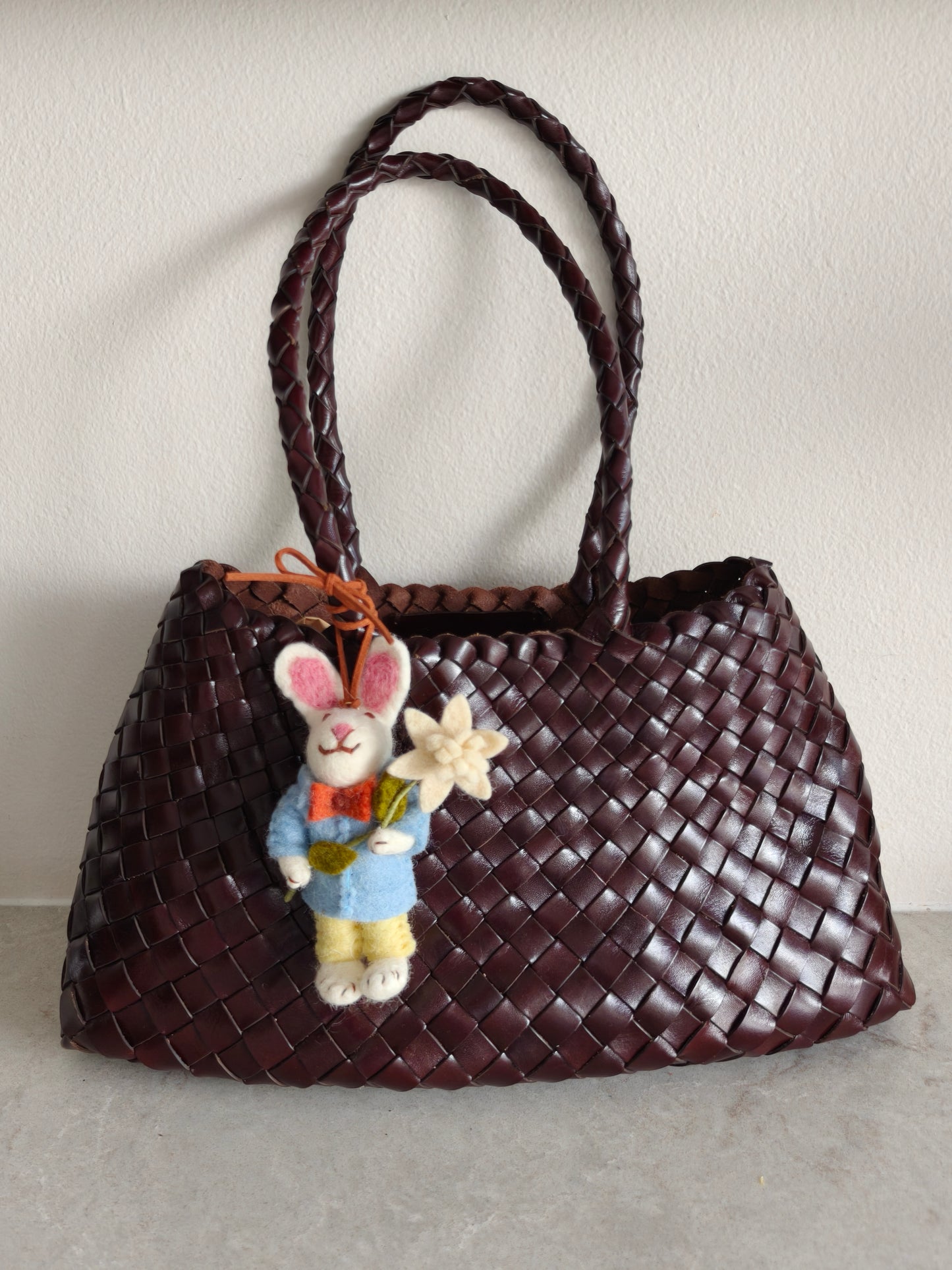 Handmade Wool Felt Bag Charm