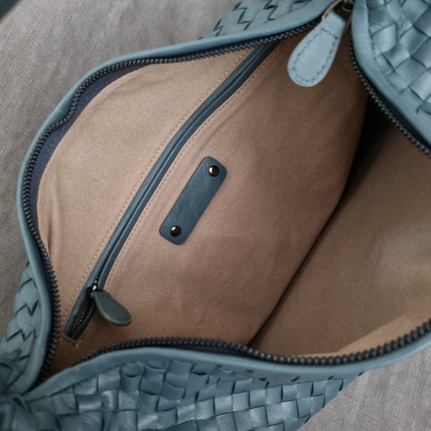 Jessie Woven Sheepskin Leather Bag