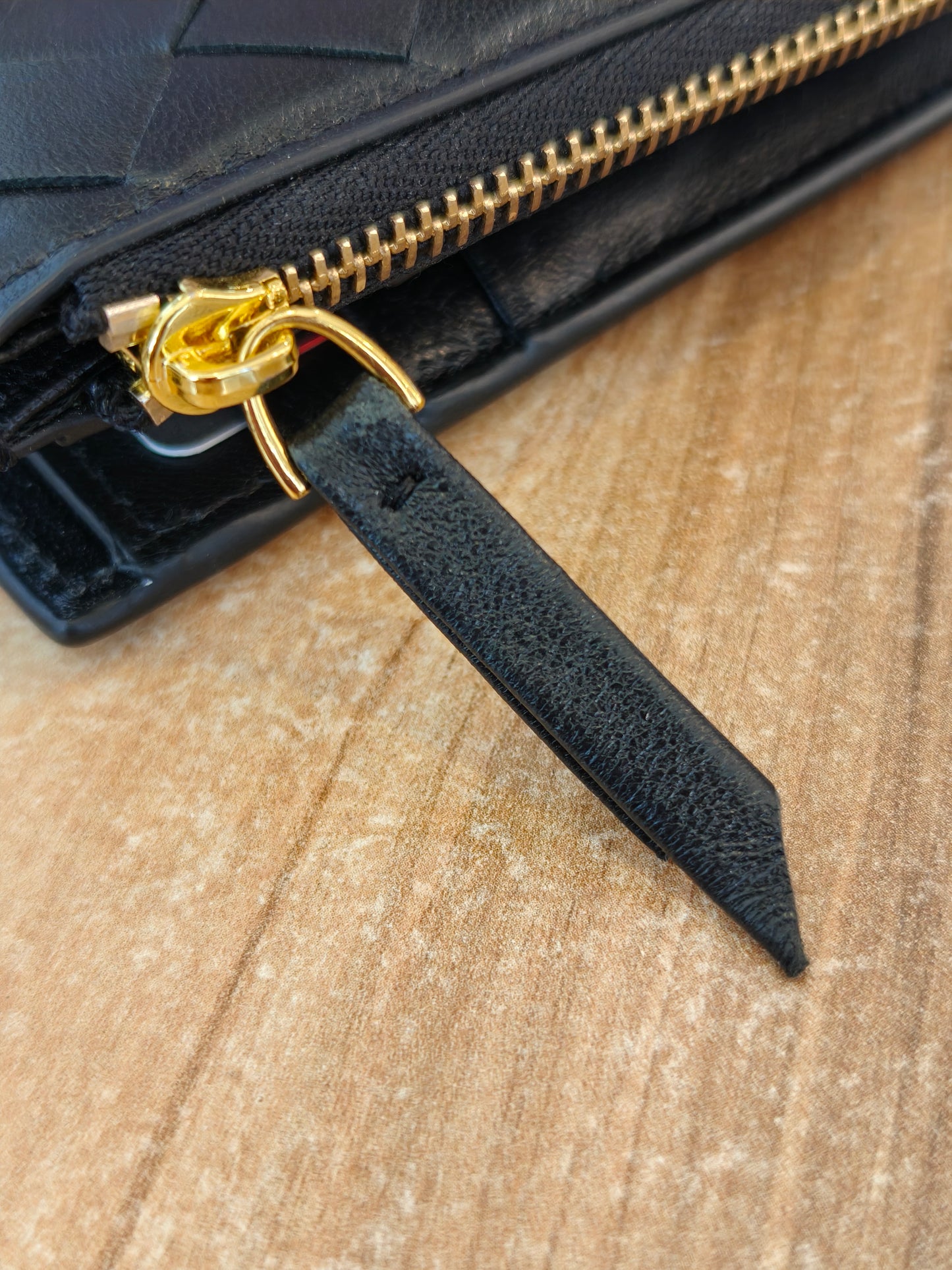 Lola - Sheepskin Woven Short Wallet
