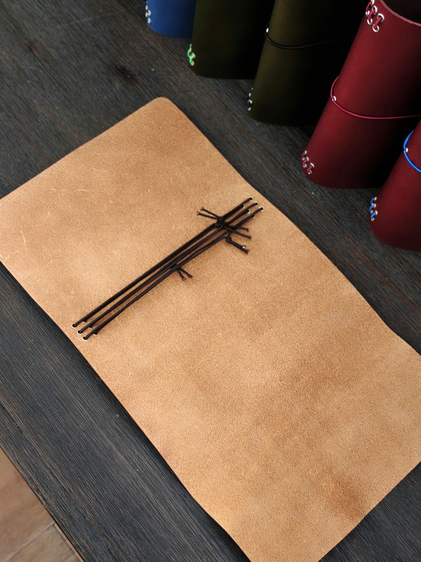 Redwood — A5 Leather Notebook Cover