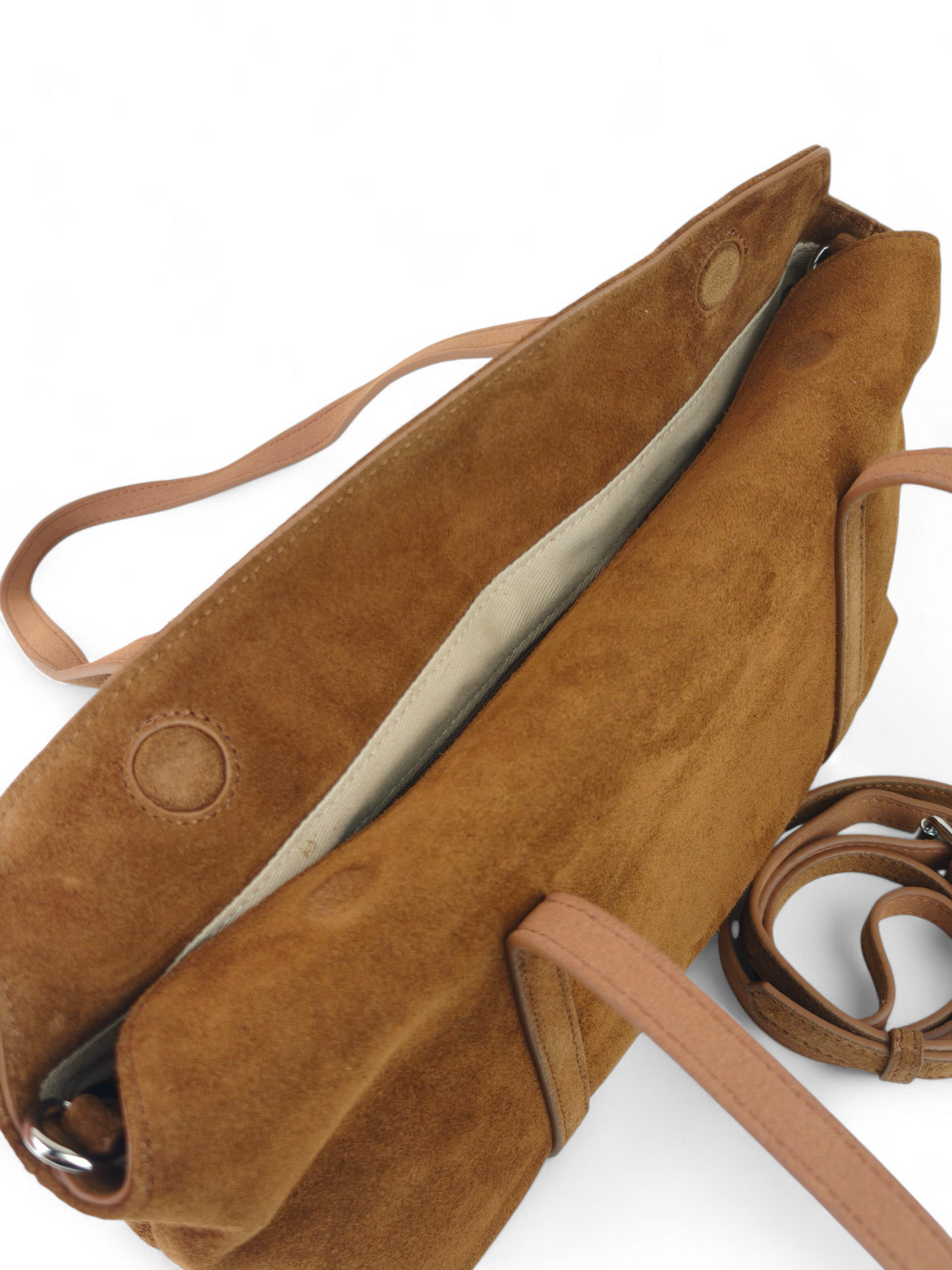 Ashley Shoulder Bag Suede Leather