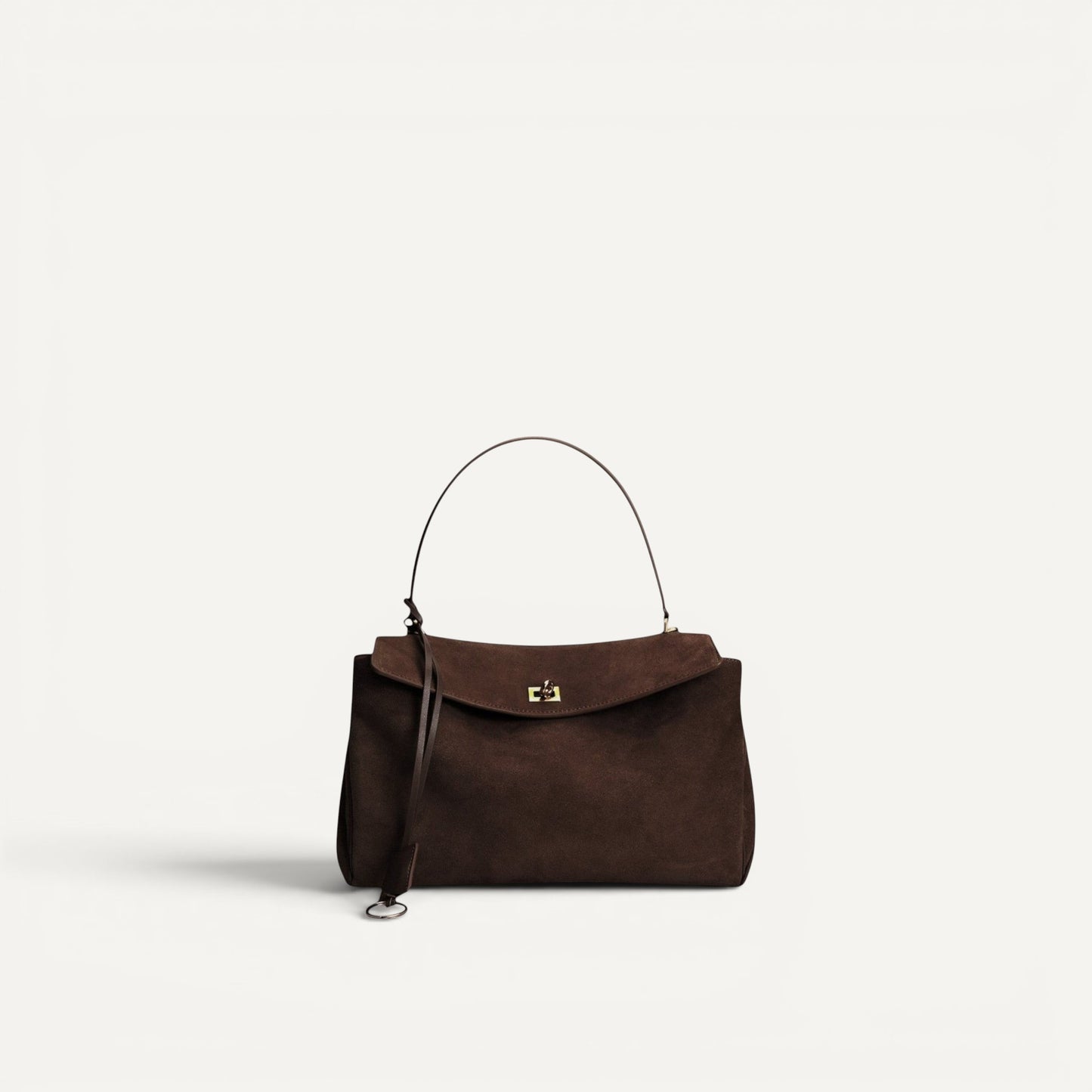 Harper Small Suede Leather Shoulder Bag