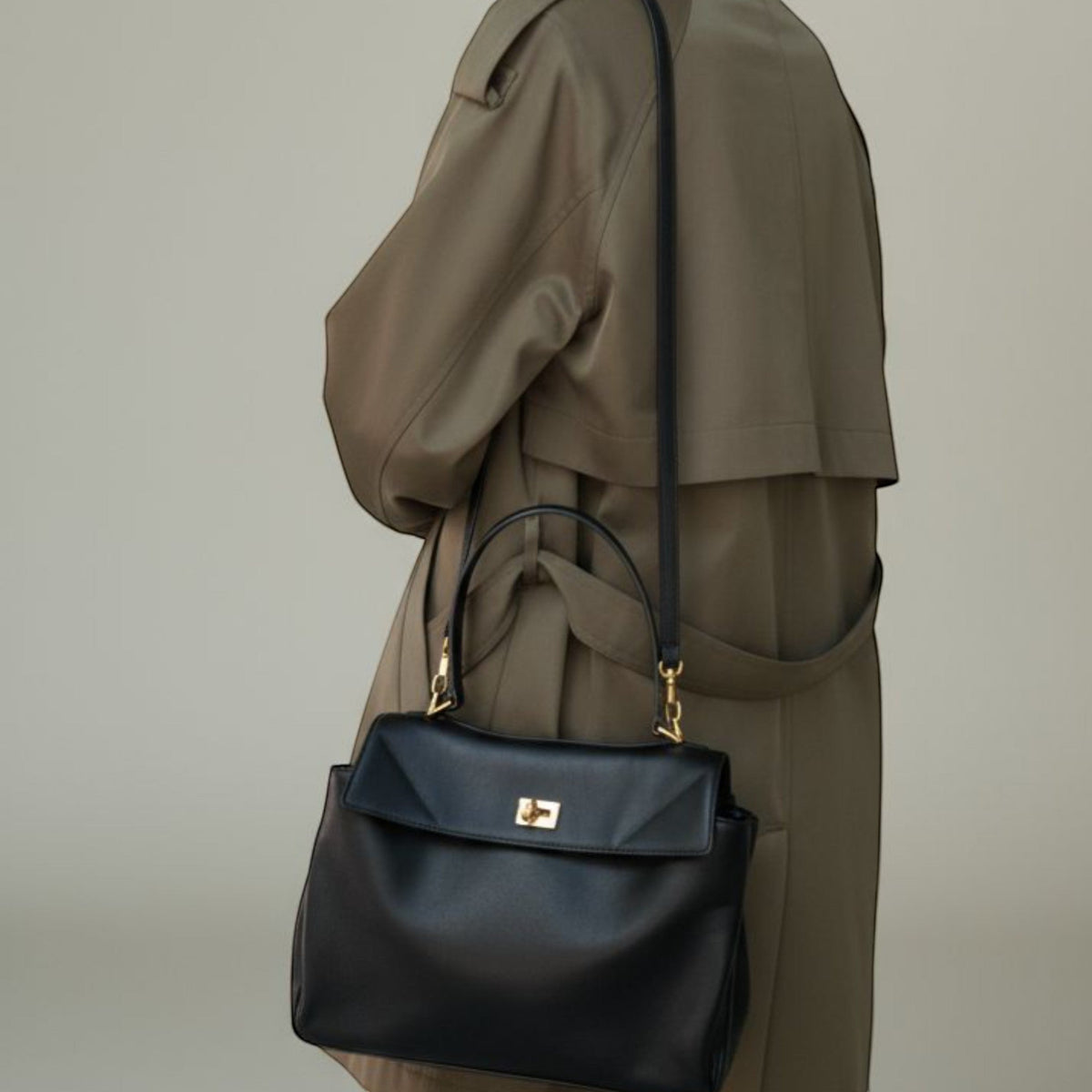 Harper Small Size Leather Shoulder Bag