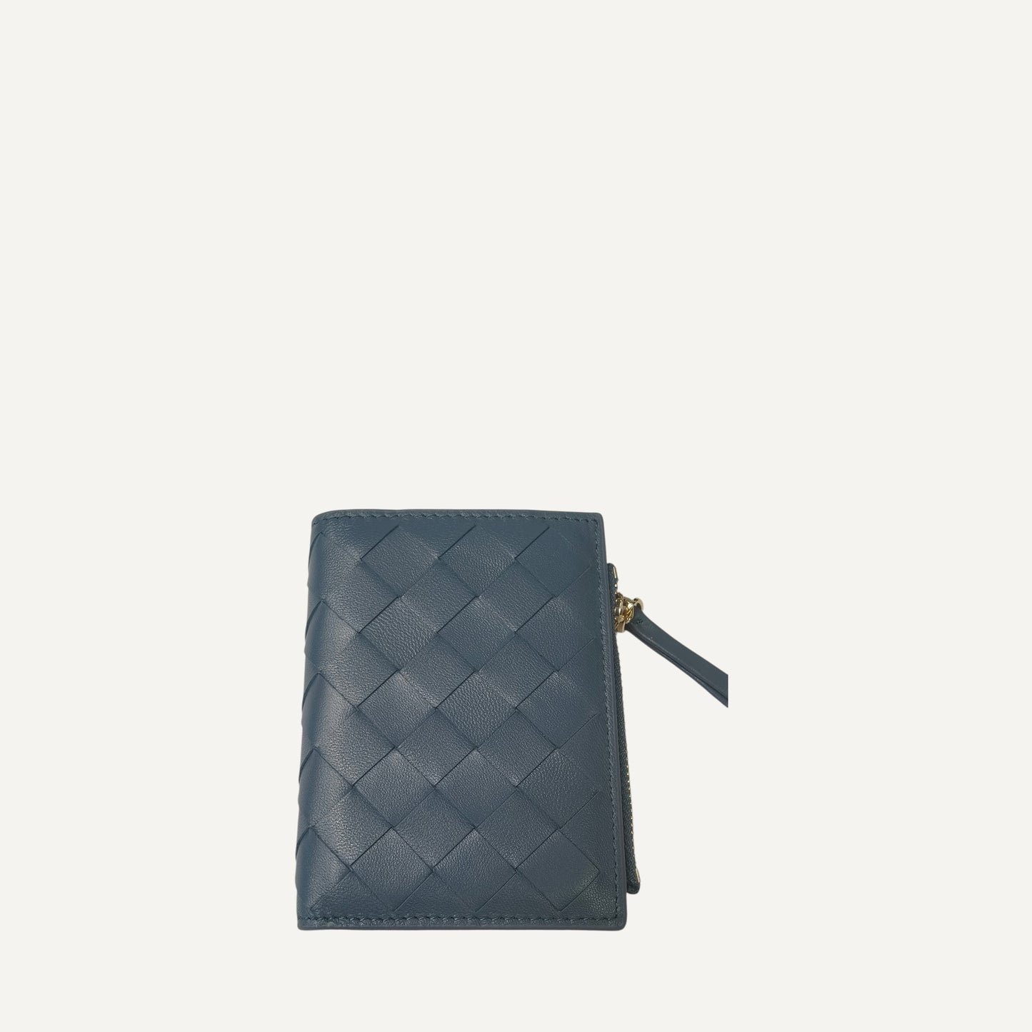 Lola Sheepskin Woven Wallet