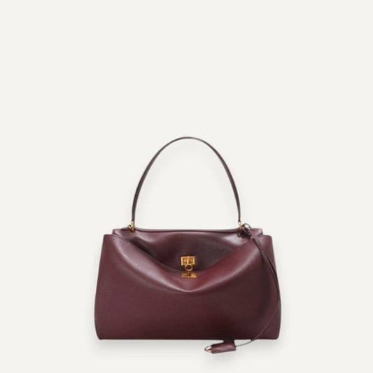 Harper Shoulder Bag Medium in genuine leather with sleek, structured design and spacious interior