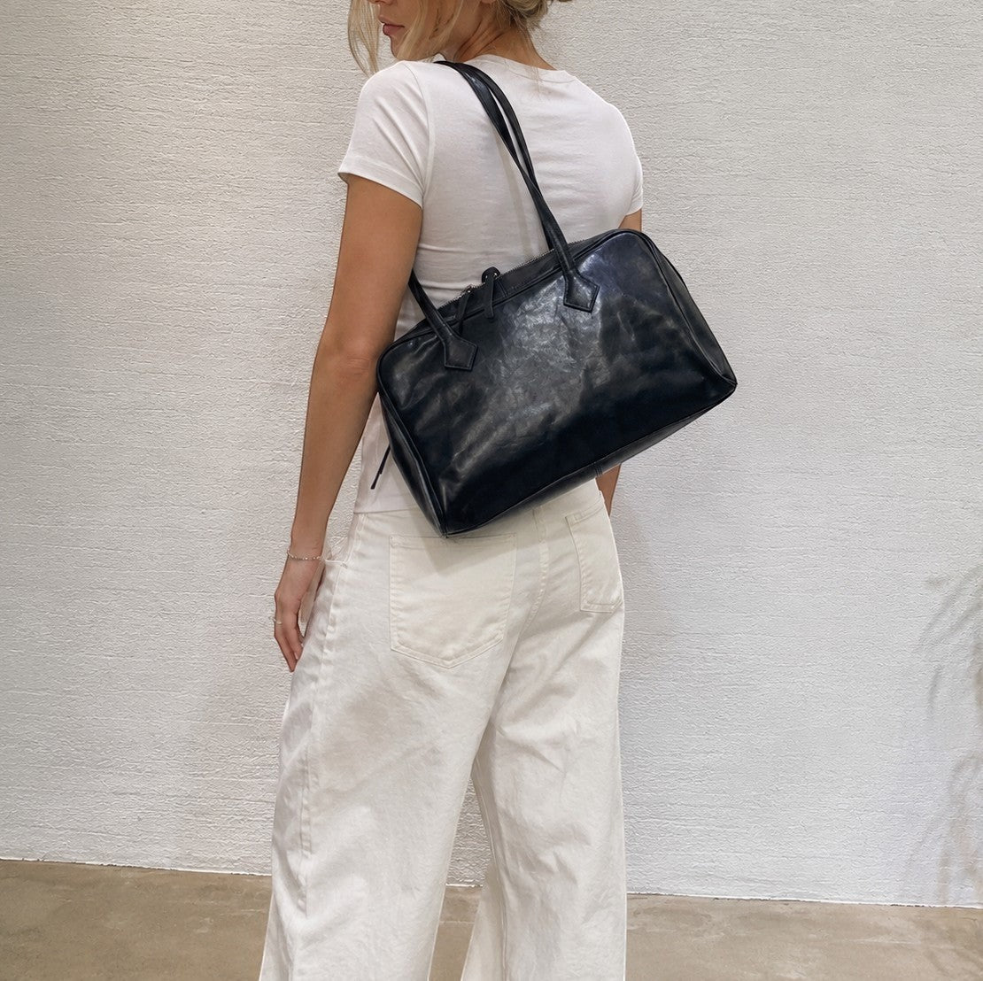 Box 35 Full-Grain Leather Tote Bag