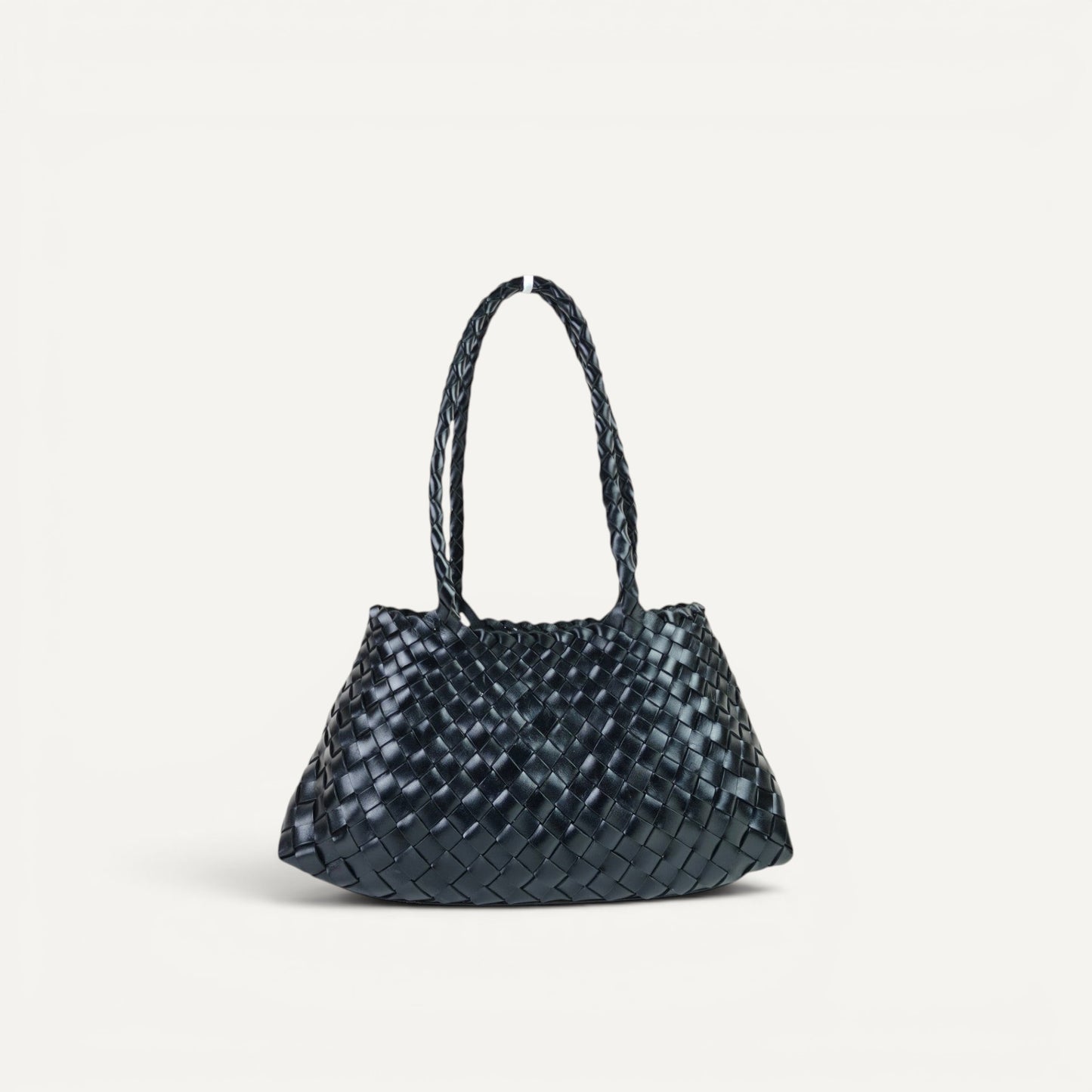 Opal Woven Full-Grain Leather Tote Bag