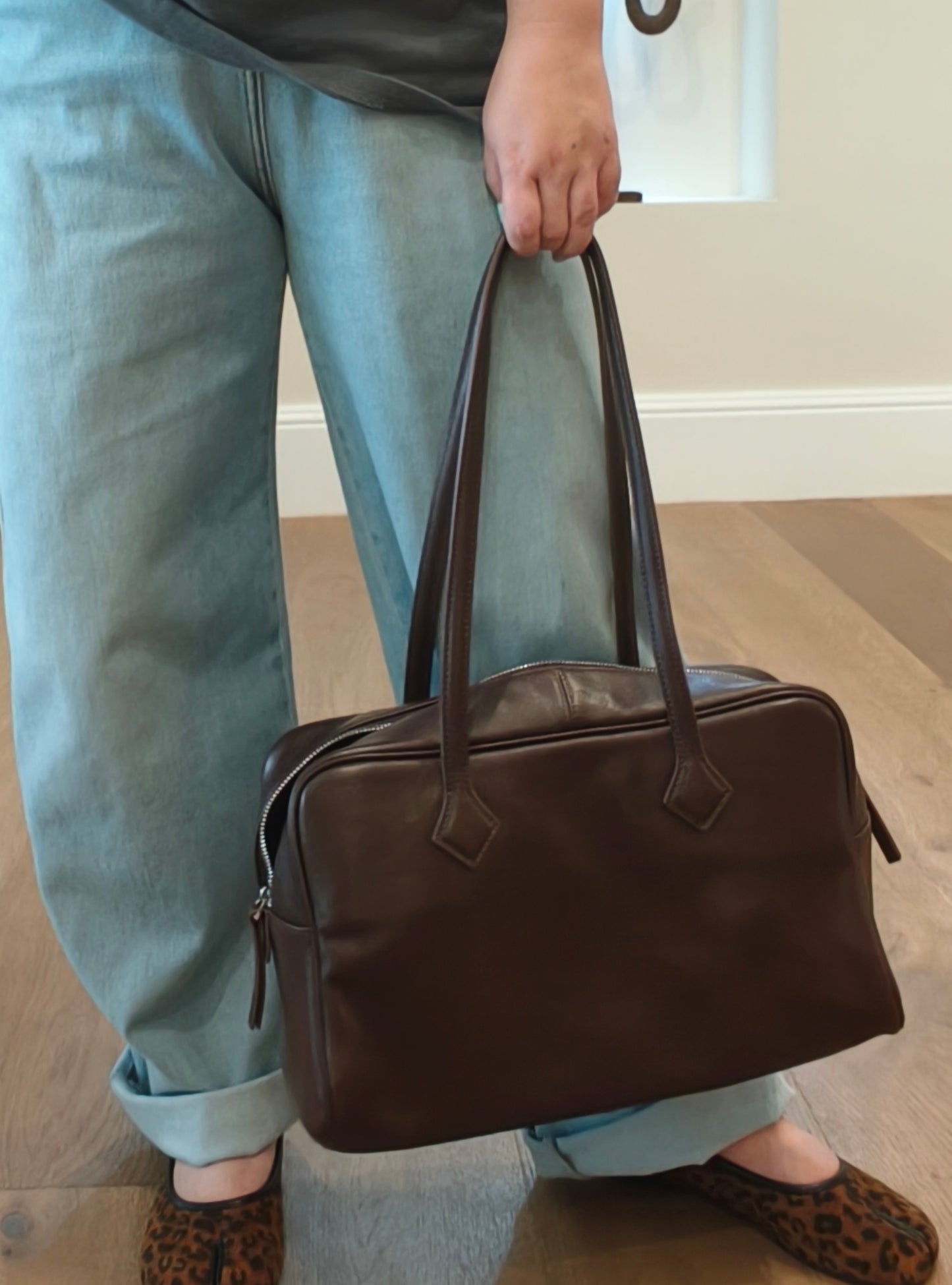 Box 35 — Full-Grain Leather Commuter & Laptop Tote(Pre-order 4-6weeks)