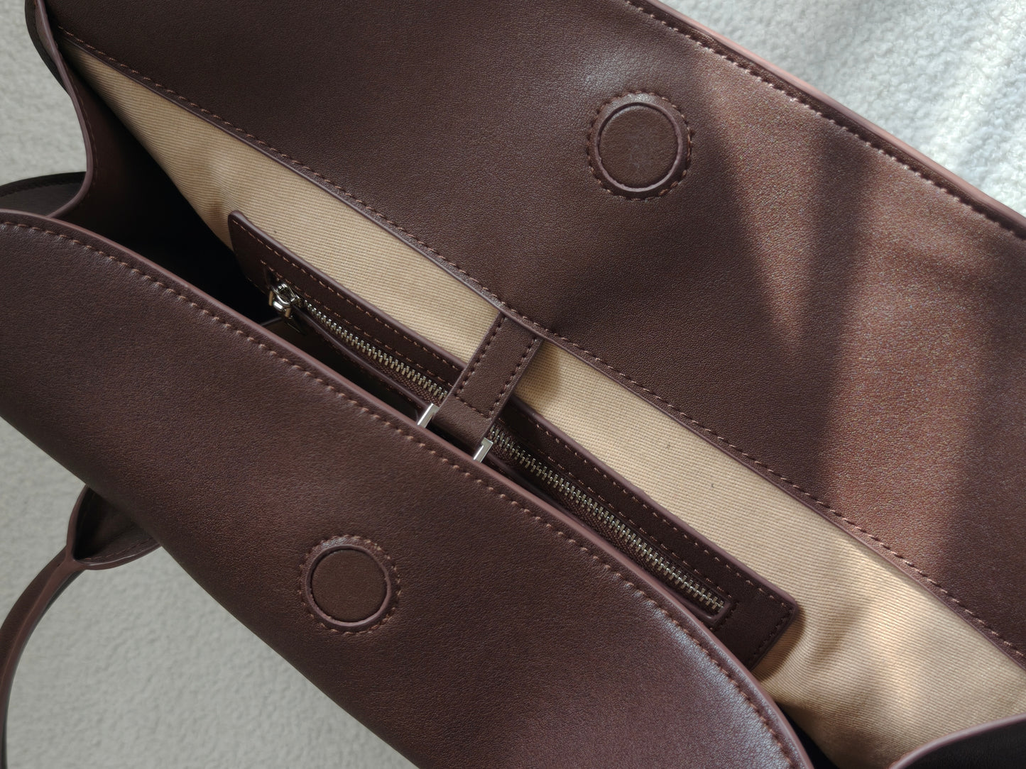 Valentina — Full-Grain Leather Commuter & Laptop Tote